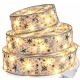 Panglica Luminoasa de Craciun 5M LED ARGINTIE Alimentare la Priza decorativa