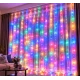 Instalatie Luminoasa Perdea LED 3 x 3 m cu 300 LED MULTICOLOR Telecomanda USB 10 siruri 1500 19