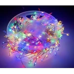 Instalatie Luminoasa LED MULTICOLORA cu 600 LED 30 metri fir alb cupru 1500 57 Decorativa