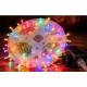 Instalatie Luminoasa LED MULTICOLORA cu 600 LED 30 metri fir alb cupru 1500 57 Decorativa