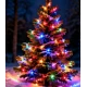Instalatie Luminoasa LED MULTICOLORA cu 600 LED 30 metri fir alb cupru 1500 57 Decorativa