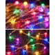 Instalatie Luminoasa LED MULTICOLORA cu 600 LED 30 metri fir alb cupru 1500 57 Decorativa