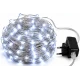 Instalatie Luminoasa LED ALB RECE cu 600 LED 30 metri fir alb cupru 1500 57 Decorativa