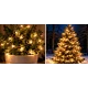 Instalatie Luminoasa LED ALB CALD cu 1000 LED 50 metri fir alb cupru 1500 58 Decorativa