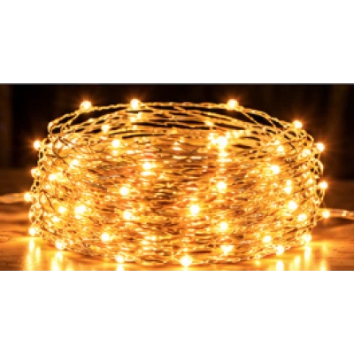 Instalatie Luminoasa LED ALB CALD cu 1000 LED 50 metri fir alb cupru 1500 58 Decorativa