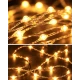 Instalatie Luminoasa LED ALB CALD cu 1000 LED 50 metri fir alb cupru 1500 58 Decorativa