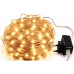 Instalatie Luminoasa LED ALB CALD cu 1000 LED 50 metri fir alb cupru 1500 58 Decorativa