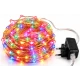 Instalatie Luminoasa LED MULTICOLOR cu 1000 LED 50 metri fir alb cupru 1500 58 Decorativa