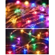 Instalatie Luminoasa LED MULTICOLOR cu 1000 LED 50 metri fir alb cupru 1500 58 Decorativa