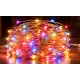 Instalatie Luminoasa LED MULTICOLOR cu 1000 LED 50 metri fir alb cupru 1500 58 Decorativa