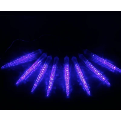 Instalatie de Craciun LED cu 8 Turturi Luminosi de 30 cm Lumina ALBASTRA 1500 20