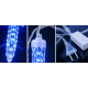 Instalatie de Craciun LED cu 8 Turturi Luminosi de 30 cm Lumina ALBASTRA 1500 20
