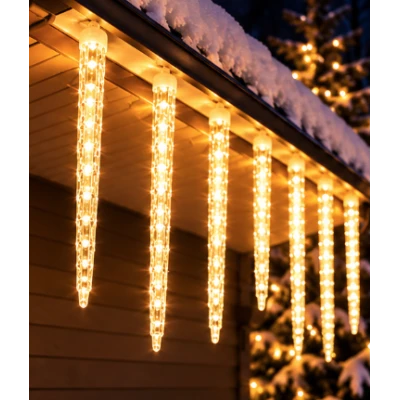 Instalatie de Craciun LED cu 8 Turturi Luminosi de 30 cm Lumina ALB CALD 1500 20