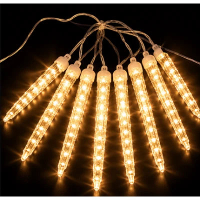 Instalatie de Craciun LED cu 8 Turturi Luminosi de 30 cm Lumina ALB CALD 1500 20