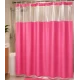 Perdea de Dus ROZ din PEVA cu 12 Inele 178 x 183 cm Rezistenta la Apa