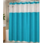 Perdea de Dus TURCOAZ din PEVA cu 12 Inele 178 x 183 cm Rezistenta la Apa