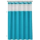 Perdea de Dus TURCOAZ din PEVA cu 12 Inele 178 x 183 cm Rezistenta la Apa