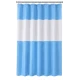 Perdea de dus PEVA 180 x 180 cm ALBASTRA cu transparent