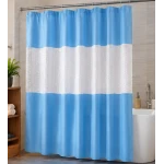 Perdea de dus PEVA 180 x 180 cm ALBASTRA cu transparent