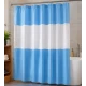 Perdea de dus PEVA 180 x 180 cm ALBASTRA cu transparent