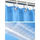 Perdea de dus PEVA 180 x 180 cm ALBASTRA cu transparent
