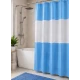 Perdea de dus PEVA 180 x 180 cm ALBASTRA cu transparent