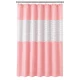Perdea de dus PEVA 180 x 180 cm ROZ cu transparent