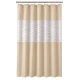 Perdea de dus PEVA 180 x 180 cm BEJ cu transparent