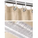 Perdea de dus PEVA 180 x 180 cm BEJ cu transparent