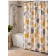 Perdea de dus PEVA 180 x 180 cm cu INIMIOARE COLORATE cu 12 inele