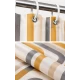 Perdea de dus PEVA 180 x 180 cm cu DUNGI COLORATE cu 12 inele