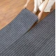 Rola Covoras Antiderapant Autoadeziv pentru Hol si Interior GRI cu Dungi Negre 40 × 300 cm