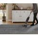 Rola Covoras Antiderapant Autoadeziv pentru Hol si Interior GRI cu Dungi Negre 40 × 300 cm