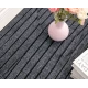 Rola Covoras Antiderapant Autoadeziv pentru Hol si Interior GRI cu Dungi Negre 40 × 300 cm