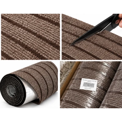 Rola Covoras Antiderapant Autoadeziv pentru Hol si Interior MARO cu Dungi 40 × 300 cm