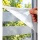 Folie pentru Geam Autoadeziva decorativa 60 × 300 cm transparenta cu dungi gri