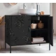 Folie Adeziva Tip Tapet Black Roses Model Trandafiri 45 × 200 cm decorativa