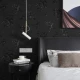Folie Adeziva Tip Tapet Black Roses Model Trandafiri 45 × 200 cm decorativa