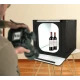 Mini Studio Foto Portabil 60 × 60 cm tip Cort Pliabil Lightbox pentru Fotografie de Produs cu Fundaluri