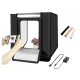Mini Studio Foto Portabil 60 × 60 cm tip Cort Pliabil Lightbox pentru Fotografie de Produs cu Fundaluri