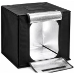Mini Studio Foto Portabil 60 × 60 cm tip Cort Pliabil Lightbox pentru Fotografie de Produs cu Fundaluri