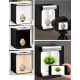 Mini Studio Foto Portabil 60 × 60 cm tip Cort Pliabil Lightbox pentru Fotografie de Produs cu Fundaluri
