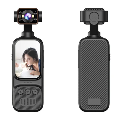 Mini Camera Video Sport 4K UHD cu Obiectiv Rotativ 270 grade Unghi Larg 170 WiFi Ecran LCD 2 inch