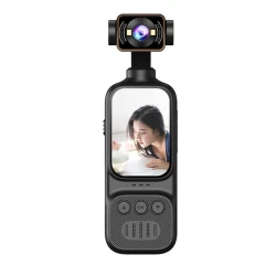 Mini Camera Video Sport 4K UHD cu Obiectiv Rotativ 270 grade Unghi Larg 170 WiFi Ecran LCD 2 inch