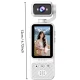 Mini Camera Video Sport 4K UHD cu Obiectiv Rotativ 270 grade Unghi Larg 170 WiFi Ecran LCD 2 inch