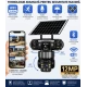 Camera de Supraveghere JE 195 Solara 4G cu 3 Obiective 3 Ecrane PTZ 355 de 12MP WiFi SIM Audio Bidirectional si Vedere Nocturna