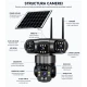 Camera de Supraveghere JE 195 Solara 4G cu 3 Obiective 3 Ecrane PTZ 355 de 12MP WiFi SIM Audio Bidirectional si Vedere Nocturna