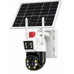 Camera de Supraveghere Solara JE 187 cu 4G 6MP 4K Rotire 360 Vedere Nocturna IR Detectare Umana