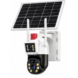 Camera de Supraveghere Solara JE 187 cu 4G 6MP 4K Rotire 360 Vedere Nocturna IR Detectare Umana