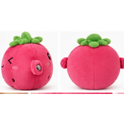 Jucarie Interactiva din Plus CAPSUNA Fruit Sensing Rhythm Toy Sunete Reactie la Atingere ROZ